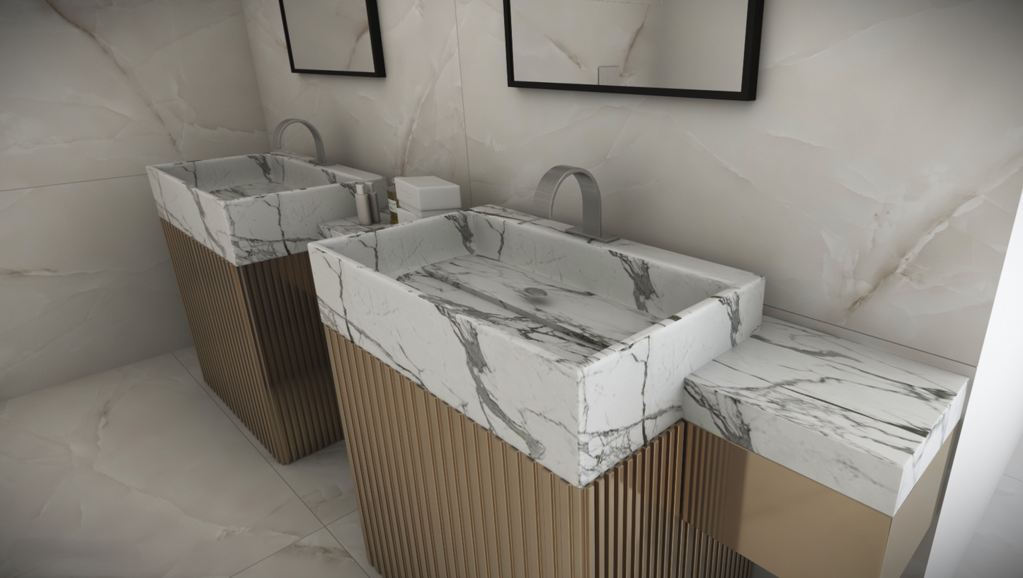 Saturno Beige Onyx Polished Large Wall And Floor Porcelain Tiles 60cmx120cm