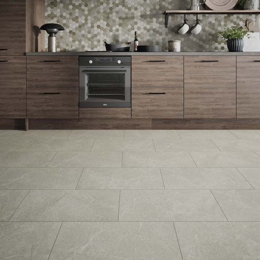 ProLvt Chamonix Marble Beige 305x610mm SPC Laminate Flooring
