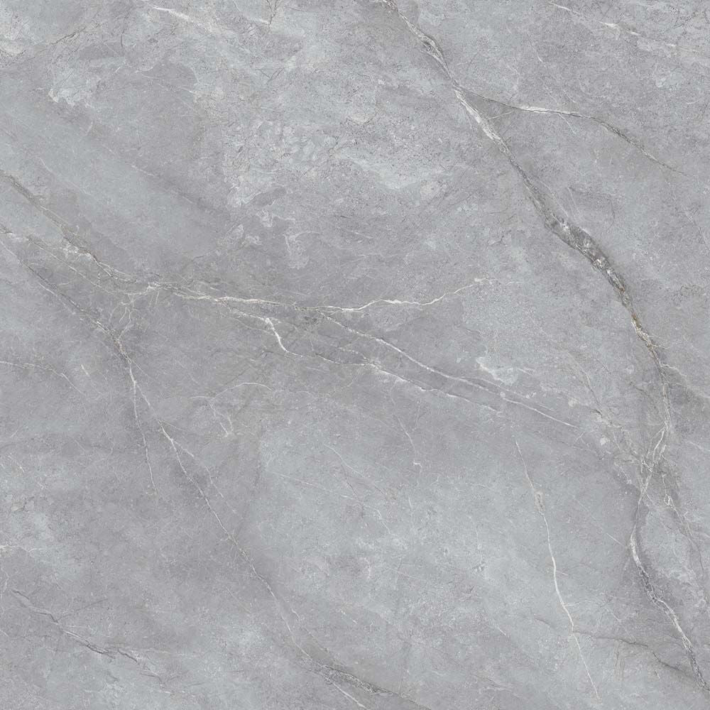 Sienna Celine Grey Silver Stone Polished Wall And Floor Porcelain Tiles 90cmx90cm