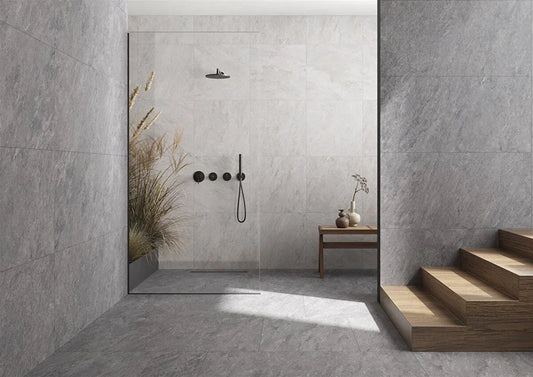 Vitra Quarz Silver Grey Wall And Floor Porcelain Tiles 30cmx60cm