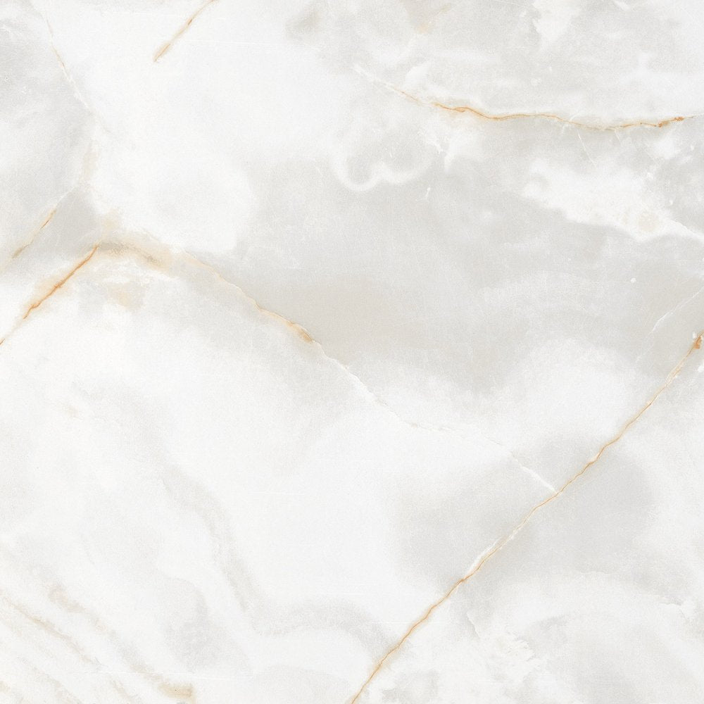 Grace Gold Polished Onyx Effect Wall And Floor Porcelain Tiles 60cmx120cm