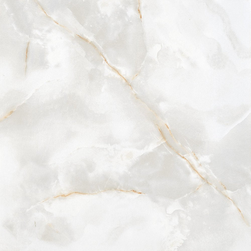 Grace Gold Polished Onyx Effect Wall And Floor Porcelain Tiles 60cmx120cm