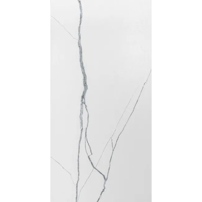 Da-Vinci Sugar White Marble Glitter Shimmer Wall And Floor Tiles 60cmx120cm