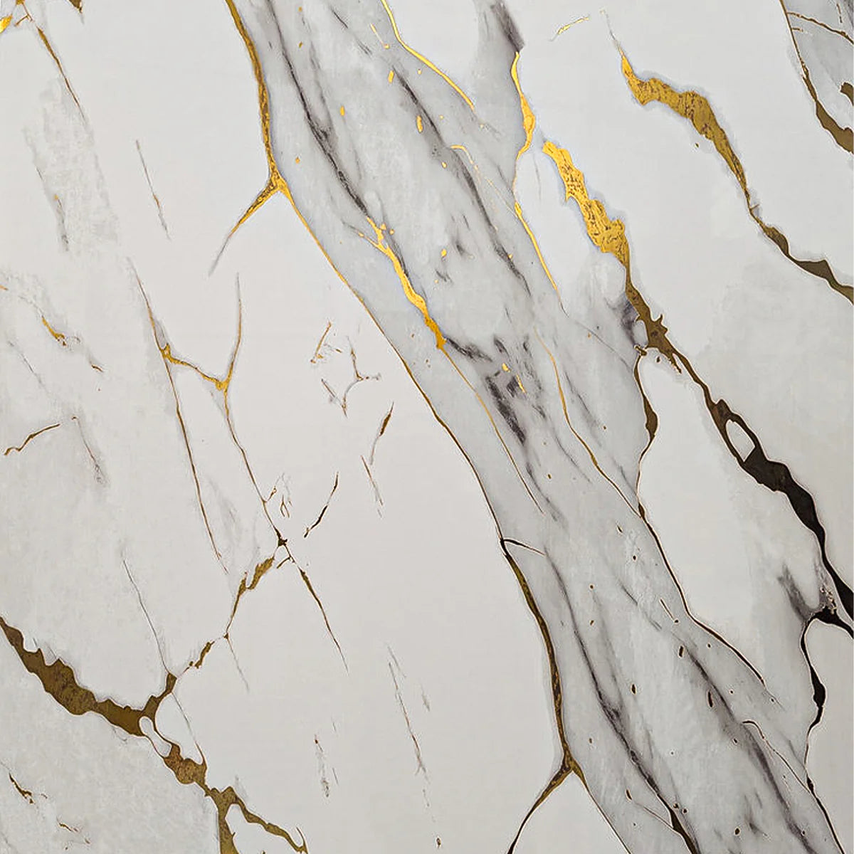 Wet Wall Acrylic Shower Panel 1000mm x 2400mm Gold Marble
