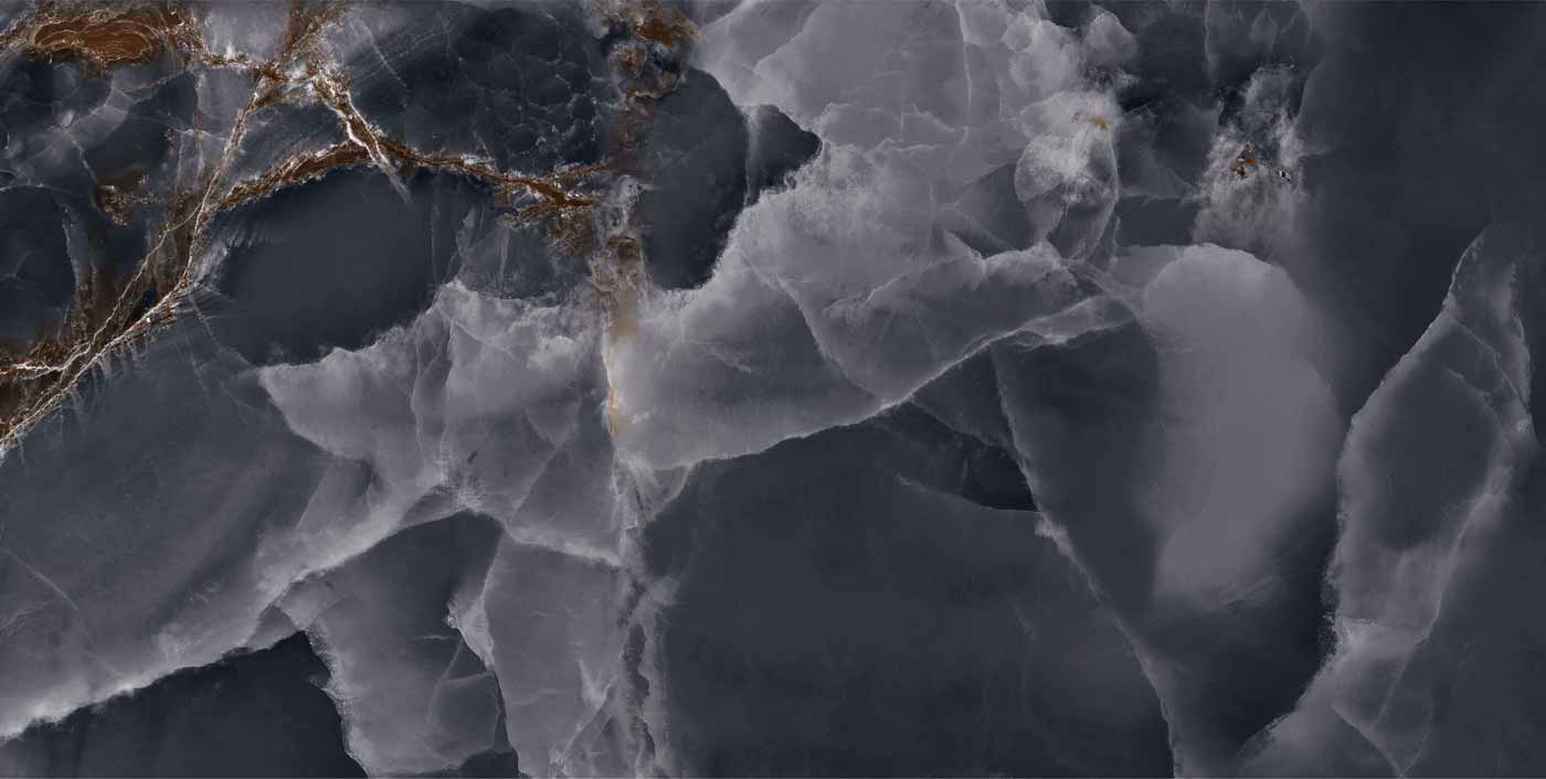 Ellipsis Onice Black 3d Dark Grey Polished Copper Large Wall And Floor Porcelain Tiles 60cmx120cm
