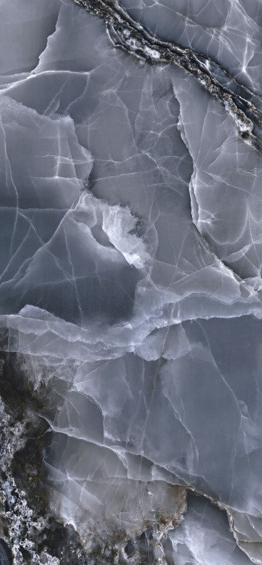Ellipsis Onice 3d imitation Grey Blue Polished Copper Large Wall And Floor Porcelain Tiles 60cmx120cm