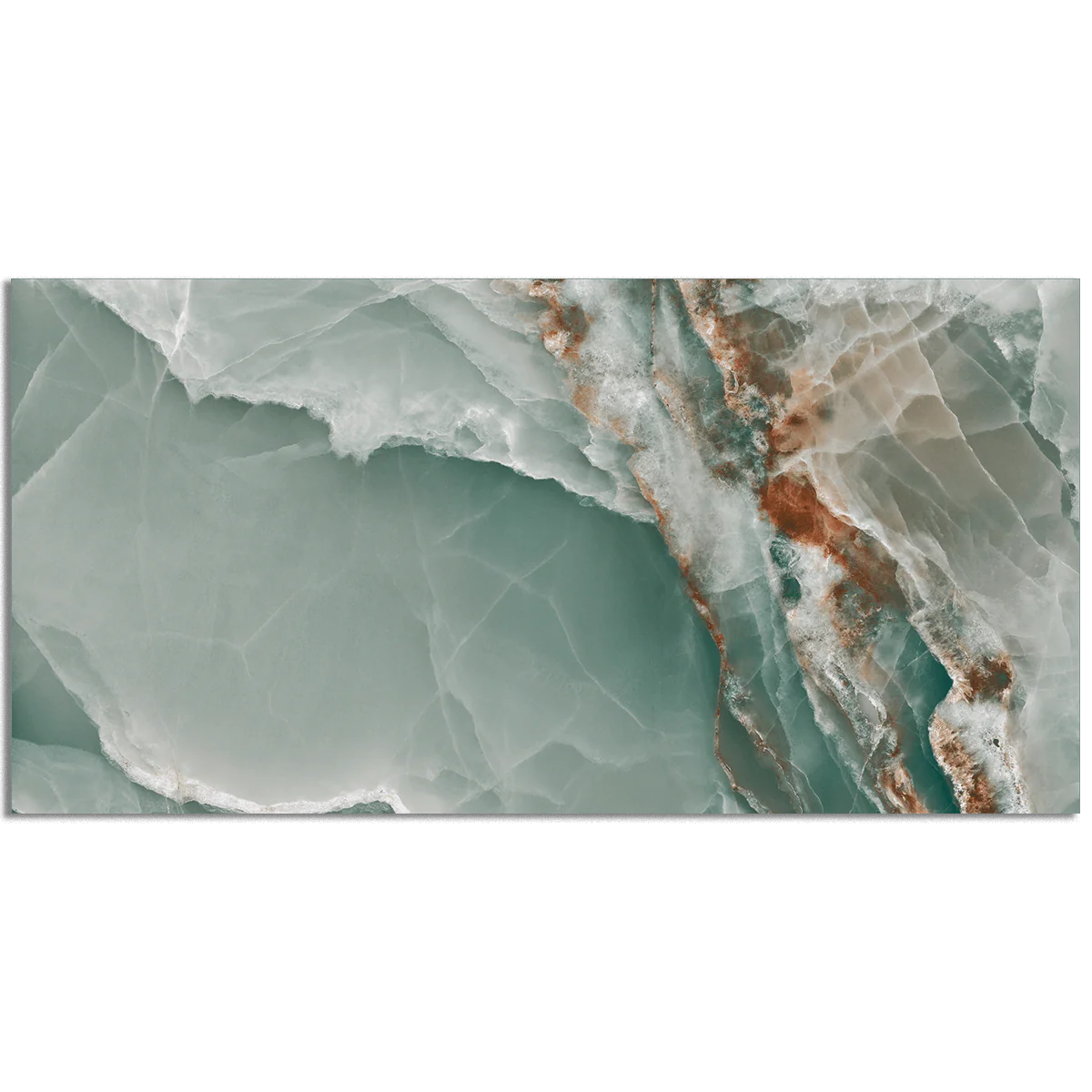 Ocean Large Emerald Polished Turquoise Green Marble Polished Wall And Floor Porcelain Tiles 60cmx120cm