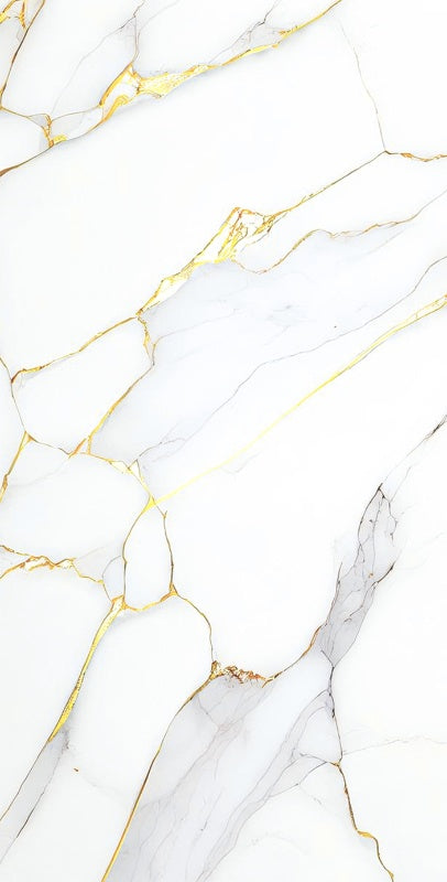 Juno 3d Gold Polished Wall And Floor Porcelain Tiles 60cmx120cm