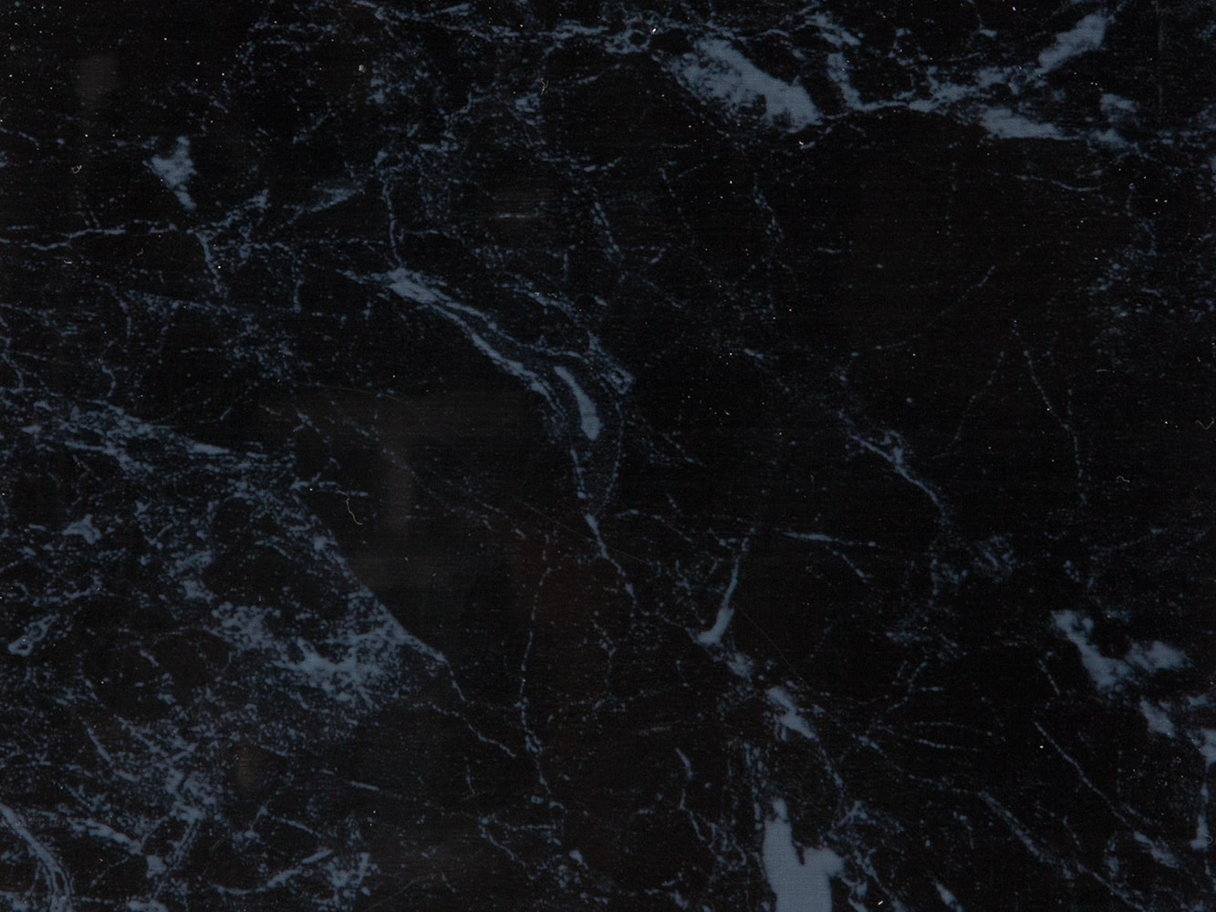 Wet Wall Acrylic Shower Panel 1000mm x 2400mm Black Marble