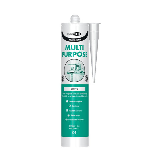 Bond it Multi Mate White General Purpose Silicone Sealant