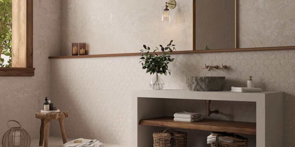 Eternity Wall And Floor Premium Ivory Porcelain Tiles 60cmx120cm