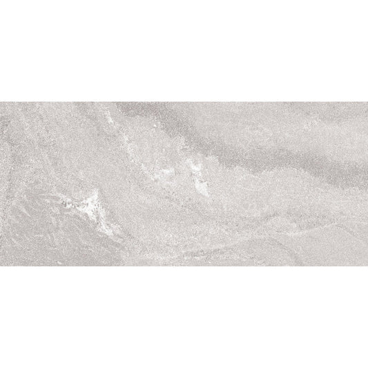 Dunes 3D Light Grey Fog Shiny Gloss Bright Bathrooms Wall Tiles 30cmx60cm