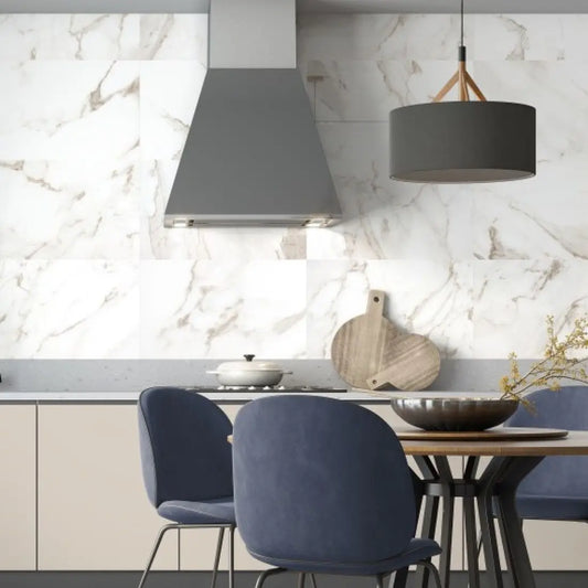 Imperium Gold Brass Effect Ceramic Shiny Wall Tiles 33cmx55cm