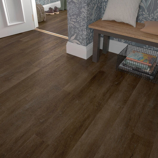 ProLvt Rigid Rich Walnut 177.8 x 1219.2mm SPC Luxury Vinyl LVT Flooring