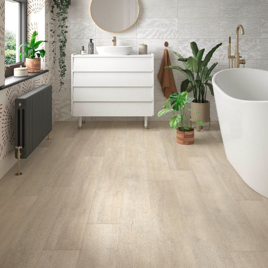 ProLvt Rigid Limed Oak 177.8 x 1219.2mm SPC Luxury Vinyl LVT Flooring