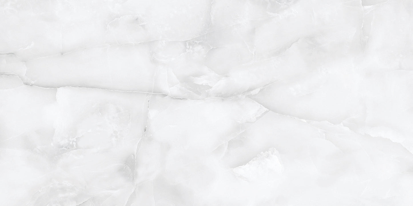 Vittorio Large Polished Grey Onyx Effect Wall And Floor Porcelain Tiles 60cmx120cm