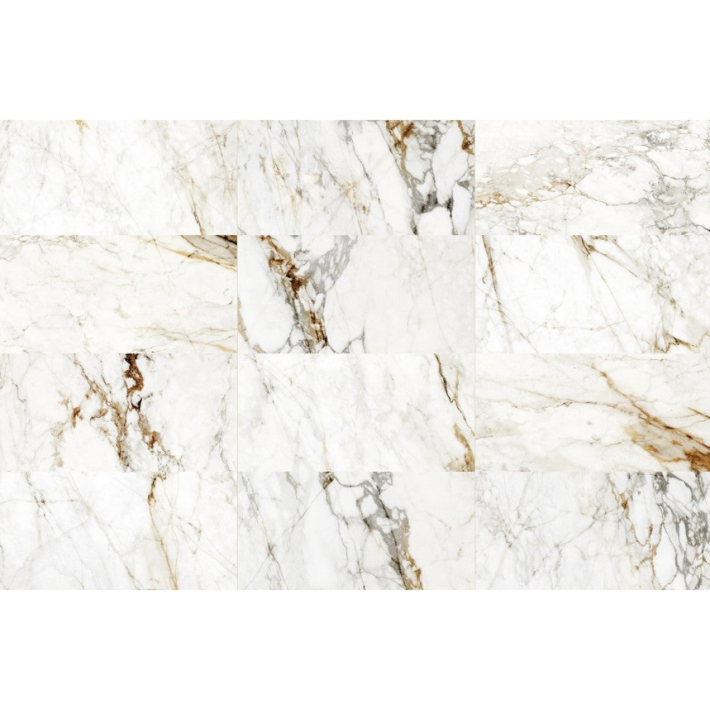 Gems Gold Marble Matt Wall And Floor Porcelain Tiles 60cmx60cm