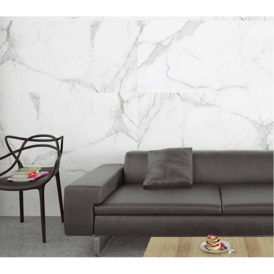 Paragon Calcutta Large Matt Marble Grey Wall And Floor Porcelain Tiles 60cmx120cm