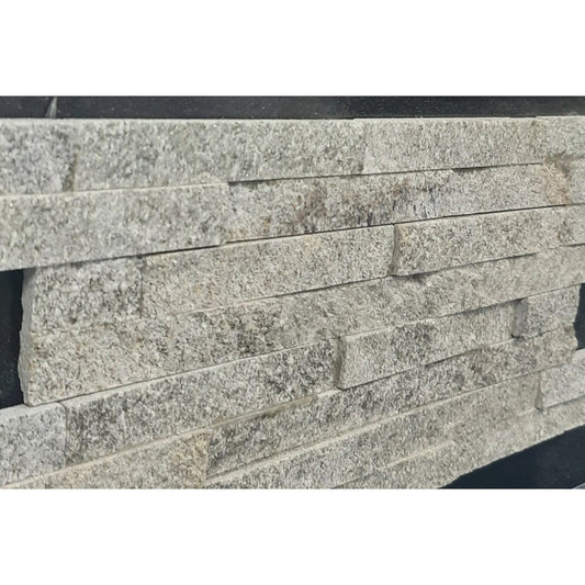 Grey Oyster Slate Natural Stone Splitface Feature Tiles 10cm x 46cm