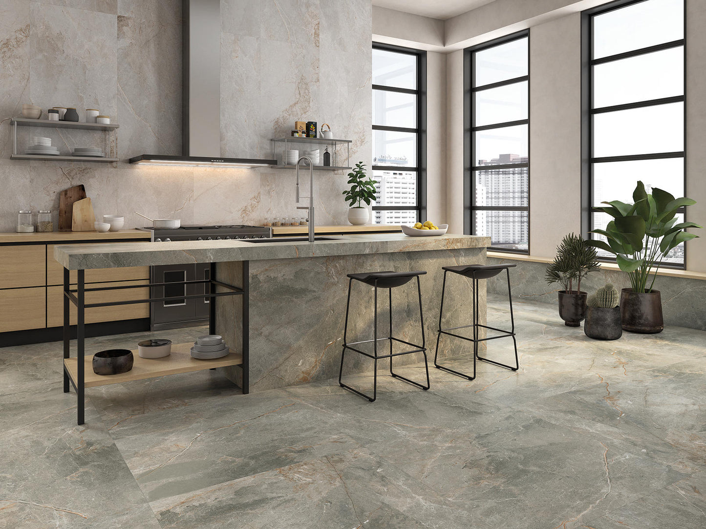 Tuscany Cortex Wall And Floor Porcelain Tiles 60cmx60cm