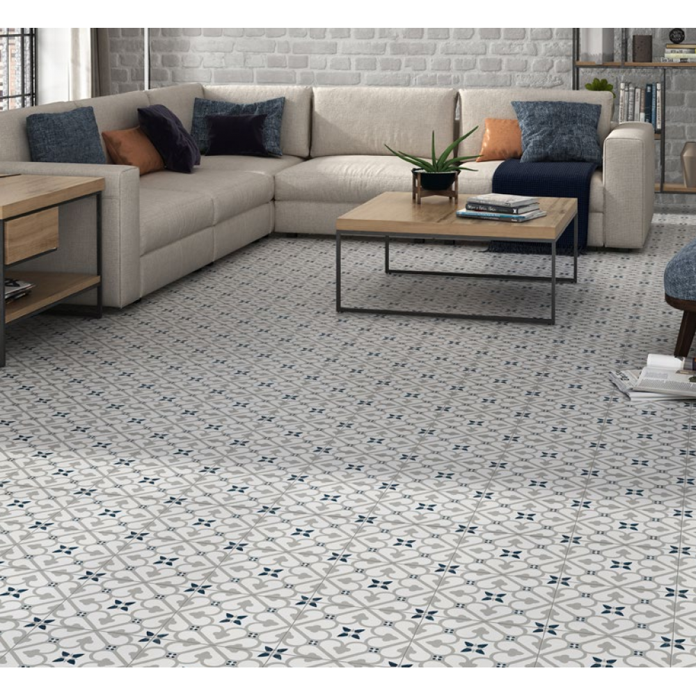 Tile Increat Brighten Grey 45x45CM Pre-Cut Porcelain Wall And Floor Feature Tile ...